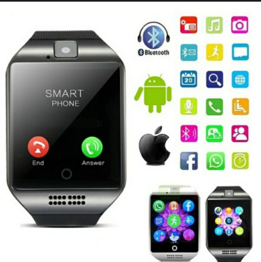 BLUETOOTH SMARTWATCH FOR ANDROID W/CAMERA AND MP3